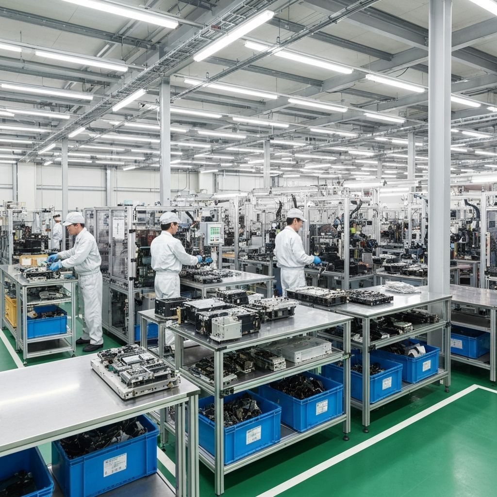 Centro de reciclagem japonês com tecnologia avançada de separação